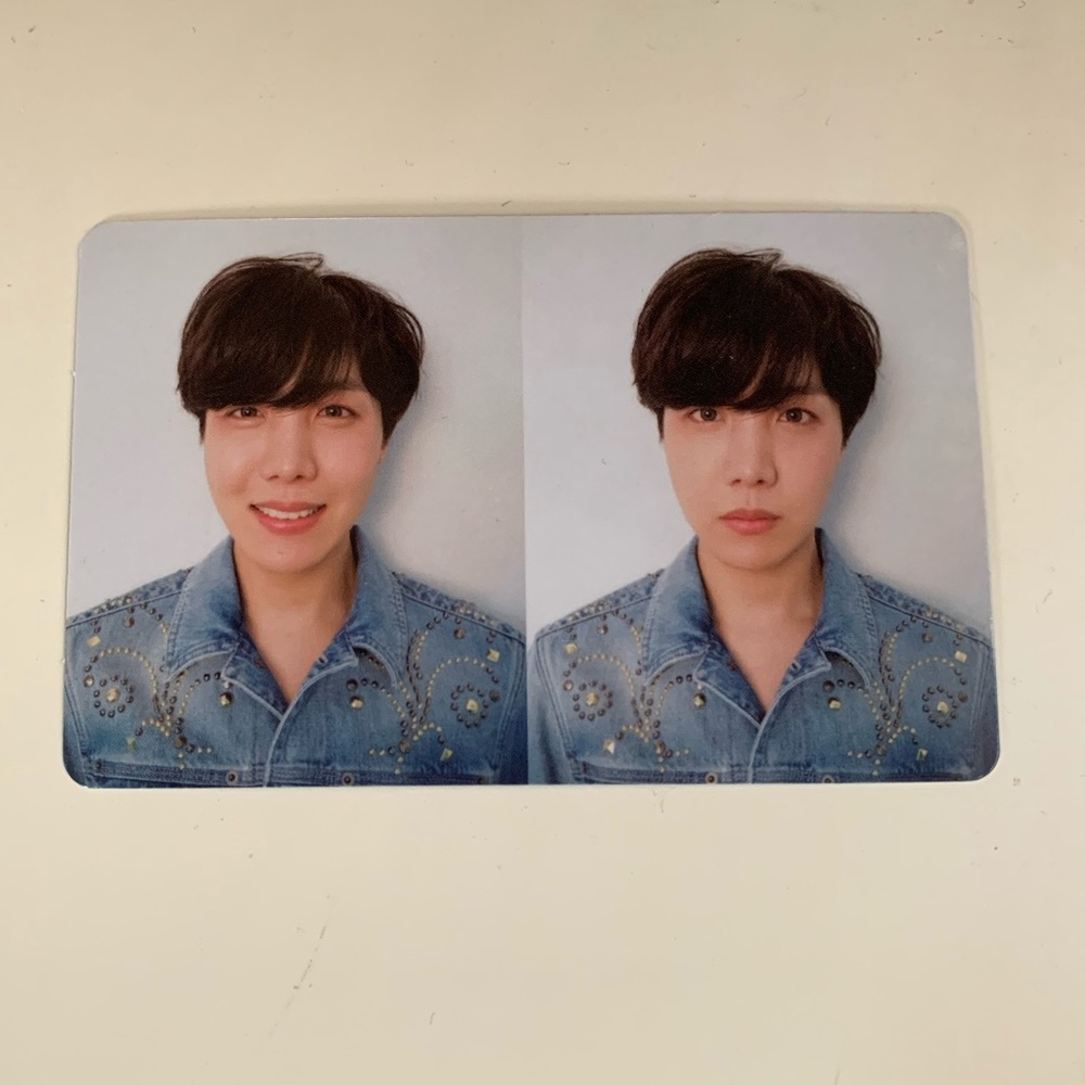 Official J Hope Official Photocard